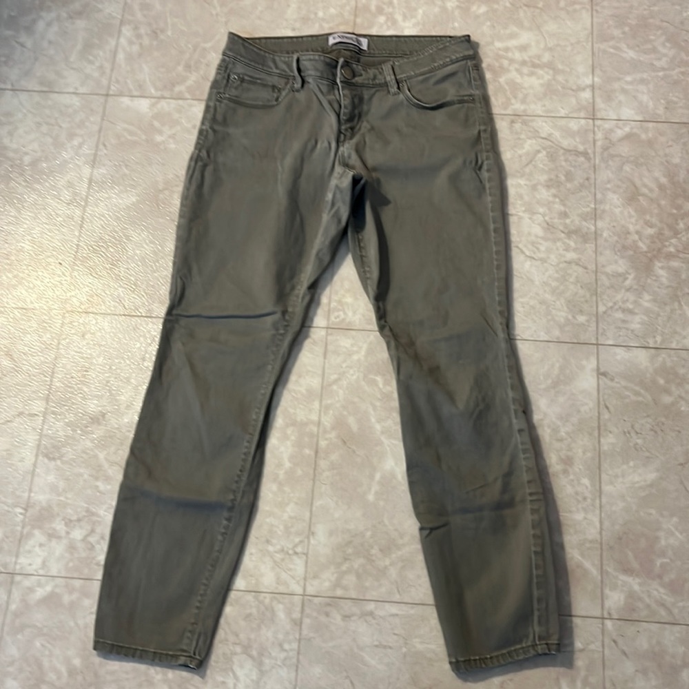 EXPRESS Green Jean Leggings 4